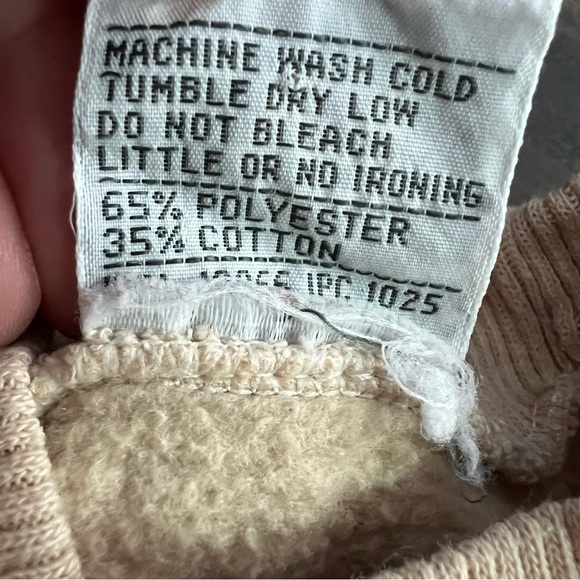 Vintage Montgomery Ward Infant Honey Bear Tan Sweatshirt Newborn 3-6 months - Picture 4 of 7